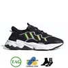 Lopende schoenen OZWEO CORE Zwart Paal naakt grijs gebreide Trace Cargo Feather Gray Gray Valentijnsdag Pusha T Core Black Solar Green For Men Women