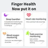Smart ring hjärtfrekvens blodtryck syre sömnhälsa tracker vattentäta kvinnor ringar män för Android iOS 240423