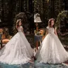 Les robes de fleurs de fleurs sont les premières robes de communion pour les mariages à lacets avec une robe de bal appliquée princesse enfants robes de mariée 242e