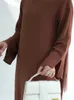Vêtements ethniques Ramadan Niqab musulman Abaya Dubaï Turquie Islam Arabe Modest Robe African Robes pour femmes Ka Robe Femme Musulmane Kaftans T240510