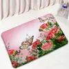 Tappetini da bagno fiori tappetini non slittanti rose rosini girasoli colorati tappeti per bagno floreale per il soggiorno