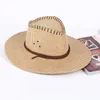 Western Cowboy Three Corde Paille de paille Voyage printemps et automne