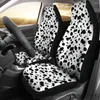 Auto -stoelbedekkingen Dalmatische hondenprint brandweerman brandweerman 232205 Pack van 2 Universal Front Protective Cover