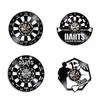 Figurine decorative Clock Wall Pendente in pendente Ornamento sospeso Game Darts Darts Game