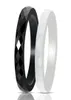 Casual Light Black White Ceramic Pierścienie dla kobiet Cut Surface Arelamic Jewelry Pierścień Moda Kobiety Pierścień H10117681818488745