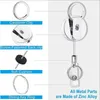 Hooks Retractable Clear wasserdichte Kartenabdeckung Office Business ID -Hülle Schutzhalter Fall Beschützer Speicher Speicher