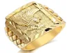 Band Gold Wings Flying Eagle Avrupa ve Amerikan Men039s Yüzük Çift Vintage Tasarımcı Jewelry52524537476410