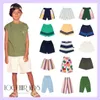 Shorts 2024 Wyn Summer Boys Shorts Childrens Hosen reine Baumwolle ohne Jungen D240510