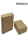 Bruin 30pcSlot 104x92x3 cm Kraft Paper Wedding Boxes voor ornament sieraden wrap koekje karton handgemaakte zeep snoep opslag pac6138689