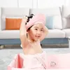 Baby Shower Soft Cap Justerbar schampo Cap Baby Ear Protection Safety Childrens Shampo Cover 240506