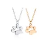 2019 New Tassut Cat Dog Paw Print Animal Necklace Women Jewelryかわいいパグデリケートステートメントネックレスセットギフトn1911998590