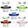 Latest Colorful Diamond Vortex Helix Pyrex Thick Glass Bubble Carb Cap Filter Hat Nails Dabber Bongs Oil Rigs Smoking Waterpipe Handmade Bong Bowl Accessories DHL