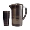 Bouteilles d'eau Pichette Pouchette grande capacité avec une tasse à tobe résistante au ménage résistant à la chaleur Répartie de boisson de boisson