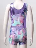 Vêtements Enfants Children Girls Sans manches Leotard de danse de danse avec shorts Ballet Bodys de gymnastique Dancwewear Yoga Fitness Sportswear