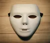 Blank Mask Jabbawockeez Hip Hop White Masque Venetian Carnival Mardi Gras Masks For Halloween Masquerade Balls Cosplay Costume Fes9868345