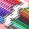 Crayons 24/3/48 stylo charbon de charbon HB coloré adapté aux enfants et aux étudiants peignant les fournitures pour débutants esquisse crayon coloré D240510