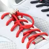 Pièces de chaussures Pas de listes Laces Spring Metal Lock Elastic pour les baskets Puin rapidement et enlève les accessoires de lacets paresseux