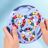 Fidget spinner speelgoed roteren magische kubus puzzel hersentheaser sudoku puzzels kinderen volwassenen stress verlichting geschenken educatietoys sensorisch speelgoed autistische kinderen (indigo)