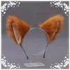 Europäische und amerikanische niedliche Katzenfuchs künstliche Pelz Stirnbänder Urlaub Party Cosplay Model Ohrstirnband Ab966 263p