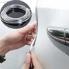 Window Stickers Auto Door Anti Collision Chrome Strip Car Moldings Trim Self Adhesive Scratch Protector 2024 Soundproof Rubber Seal