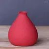 Vases 2024 simple céramique d'artisanat récipient de meubles de maison cinq salon décoration de trompette décoration créative vase sèche et humide