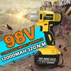 Electric Drill 98Vf 320Nm 12000Mah Cordless Impact Wrench Screwdriver 110-240V Drop Delivery Home Garden Tools Power Ot8Gk