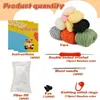 BUDDUR Cute Animal Crochet Knitting Kit With Instructions And Cotton Yarn Thread For Beginner Doll Making Non-finished Material 240510