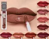 Waterdichte matte naakt lipgloss bruin naakt pigment donkere rood langdurige fluweel vloeibare lippenstift vrouwen make -up lippen glaze5301813