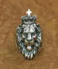 Cluster Rings Linsion 925 Sterling Silver Lion King Ring Mens Biker Punk Animal TA190 US Size 7155321892