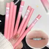 Lip Pencils 3D Lipstick Velvet Matte Lipliner Pencil Waterdichte goedkope vloeibare Lipstick Lip Makeup Batom Last sexy rood roze naakt D240510