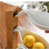 Пластины с двумя слоями керамическая фруктовая миска для хранения на дисплее подставка для пирога для торта дровяная тарелка Домашнее соевое соус блюдо