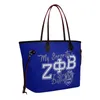 Sacs de soirée Twoheartsgirl Phi Beta Sigma Design Femmes épaule Adujustable Sling Lady Totes Sac décontracté PU Femme Top-Handle Handsbags