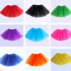 Высококачественный цвет конфеты детские юбки для танце