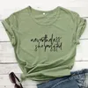 Koszule kobiet trwały T-shirt swobodne kobiety feministyczne Tshirt Summer krótki rękaw kobiet Slogan Top Tee