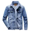 Herren -Denimjacke Frühling Herbst Multipockets lässig für Männer Baumwolle junge Modetrend Frachtkleidung 240428