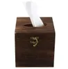 Коробки для ткацений салфетки деревянные коробки для салфетки Home El Pub Cafe Cafe Paper держатель Case6890550