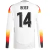 Långärmad 2024 Germanys Hummels Soccer Jerseys Kroos Gnabry Werner Draxler Reus Muller Gotze Football Shirt Men fans Player Version Home Away Set 2025