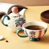 Чайные наборы 330/360 мл ручной керамический чайный набор чай