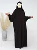 Ethnic Clothing Ramadan Niqab Khimar Muslim Abaya Dubai Turkey Islam Prayer Clothes African Dresses For Women Dress Kaftan Robe Femme Musulmane T240510