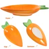 Plates Ceramic Carrot Sushi Dipping Bowl Flavor Dish Porcelain Saucer Candy Nut Seasoning Dinnerware Easter Decorations