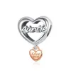Charms Designer Heart Jewelry Family Series Mom Sisters Daughter Love Your Goddess Beads Diy Fit Pandoras Armband Halsband Fashion cl ot8it