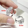 Cluster Rings Real S925 Silver 4cttw Moissanite Women No Fade White Gold Plated Jewelry D VVS1 Pass Diamond Test GRA Certified Ring