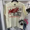 HellStart Shirt Designer T -Shirts Grafik Tee Kleidung Kleidung Hipster gewaschener Stoff Street Schrifie