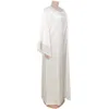 Vêtements ethniques Solie Hiver Africain Femmes Robe 2021 Musulman Robe Maxi Longueur de style ethnique Long Slave Femmes Slave Robe Abaya T240510