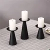 Kandelaars 3 -stkshouder Candlestick Art Decoratief voor trouwfeesttafel middelpunt Concrete cementhars mallen modern huisdecoratie