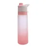 Bouteilles d'eau 700 ml bouteille pour filles extérieur sport fitness tasse de grande capacité refroidissement par pulvérisation et glaçage reconstituant