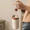 Café Affichage numérique Cup d'isolation portable Bouteille résistante à la chaleur réutilisable pour femmes hommes