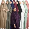 Ethnic Clothing Wholesale Breathable Hijab Liturgical Wear Lslamic Turkish Robe Women Dubai Muslim Standard Apparel Middle East Abaya T240510