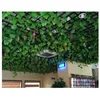 Decorative Flowers Selling Artificial Plant Green Ivy Leaf Garland Wall Hanging Vine Home Garden Decoration Wedding Party DIY Fake Wreath