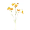 Fleurs décoratives Single Branch Cosmos Galsang Flower Artificial Home Decoration DIY Mariage Bouquet Room Table